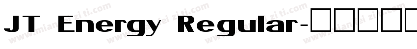 JT Energy Regular字体转换